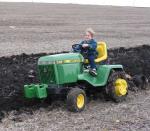 Kid on Deere